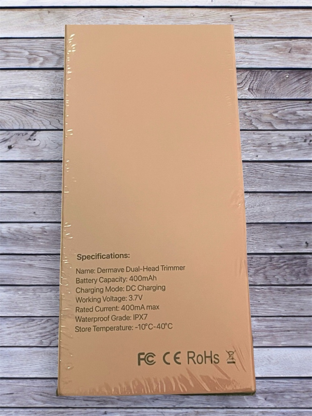 NEW Dermave Trimmer 2.0 2-in-1 Grooming Kit - Rose Gold - Picture 2 of 5